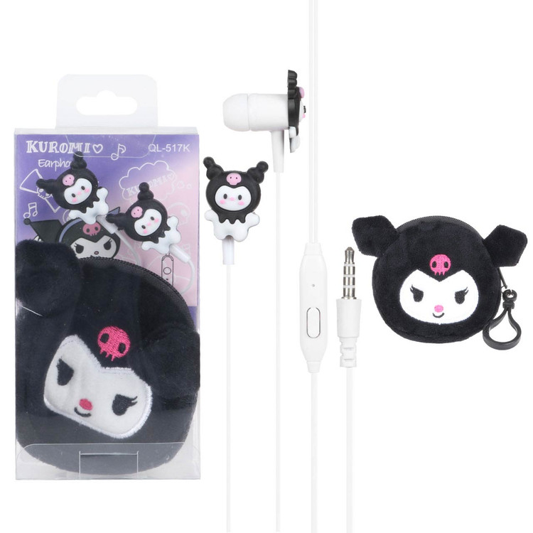 هندزفری باسیم Kuromi مدل QL-517K