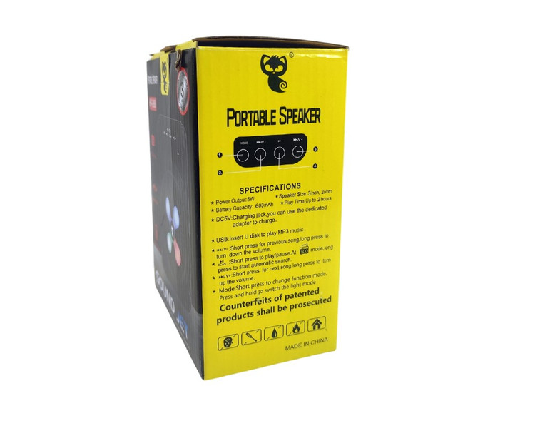 اسپیکر بلوتوثی کوچک مدل HF-185