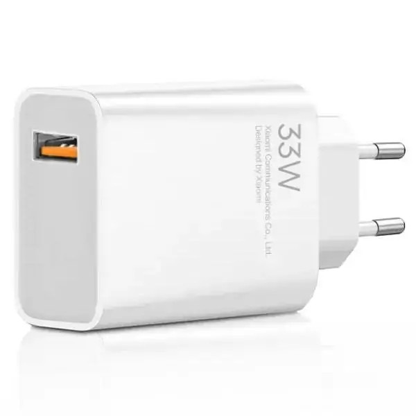 شارژر فست 33 وات شیائومی به همراه کابل تبدیل USB-C