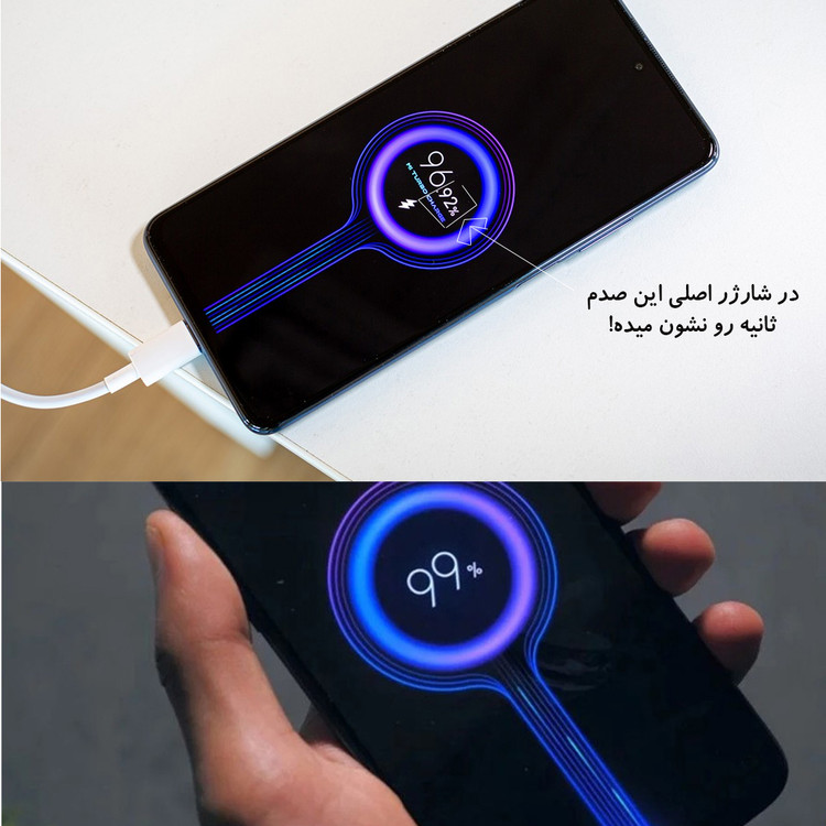 شارژر فست 33 وات شیائومی به همراه کابل تبدیل USB-C